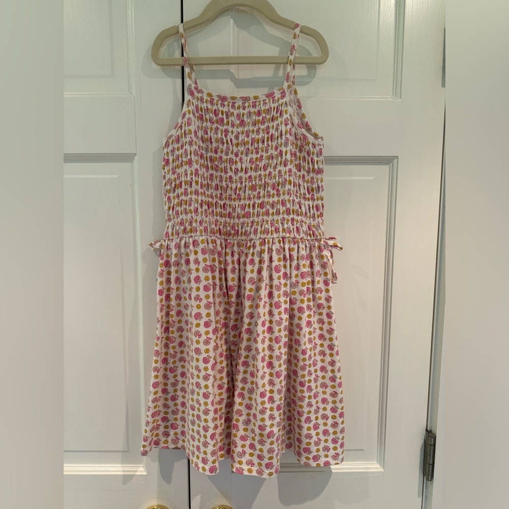 Crewcuts cotton floral pull-over easy dress